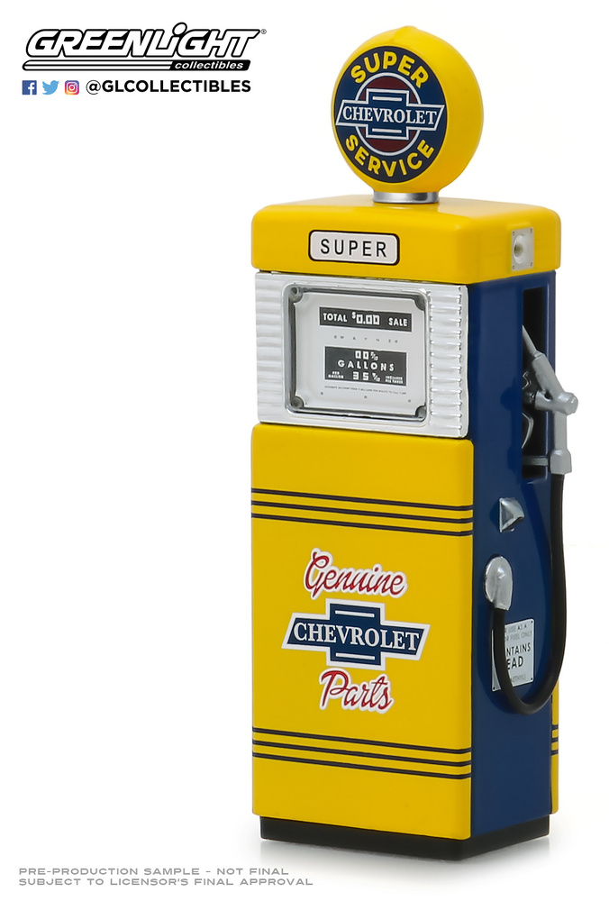 Surtidor Wayne 505 Gas Pump Chevrolet Super Service (1951) 14060B 1/18 
