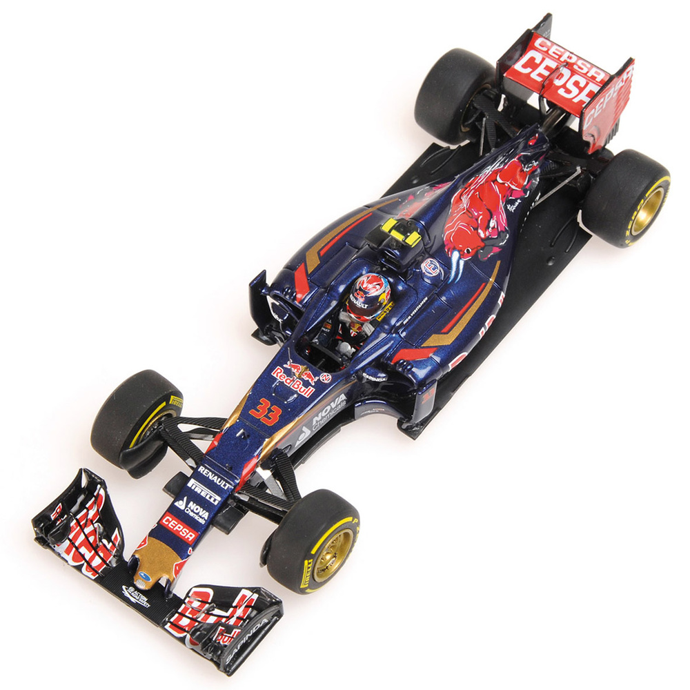 Toro Rosso STR10 nº 33 Max Verstappen (2015) Minichamps 417150033 1:43 