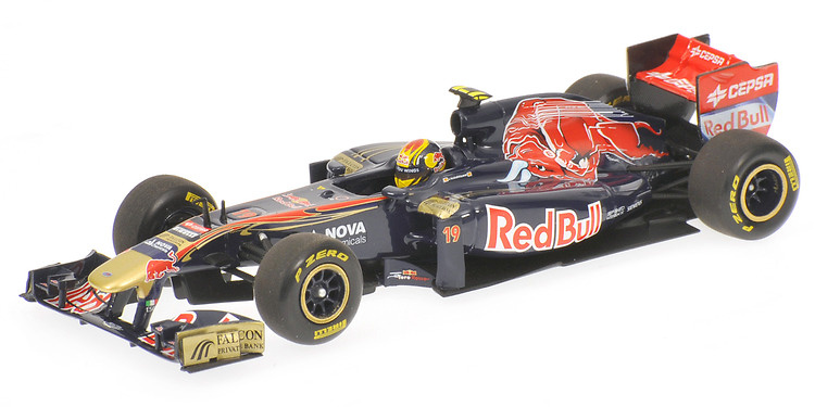 Toro Rosso STR6 nº 19 Jaime Alguersuari (2011) Minichamps 1/43 410110019 