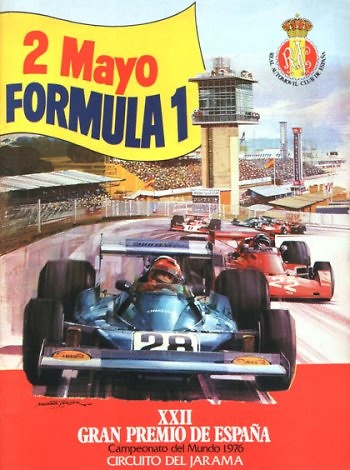 Poster GP. F1 España 1976 