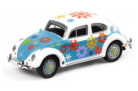 VW Escarabajo Flower Power Schuco 1/87 