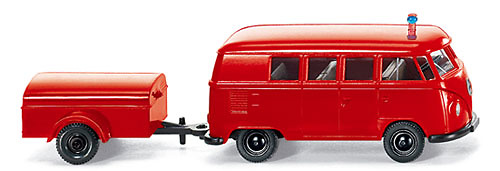 VW T1 c/remolque Bomberos Wiking 8611329 1/87 