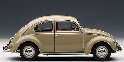 Volkswagen Escarabajo Limousine (1955) Autoart 1/18 Beige Brillante 