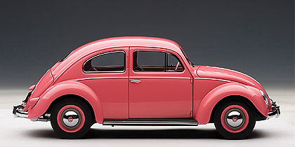 Volkswagen Escarabajo Limousine (1955) Autoart 1/18 Rosa 