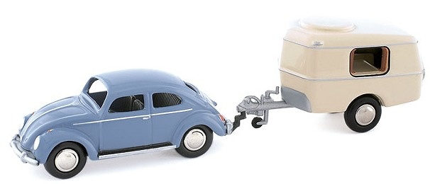 Volkswagen Escarabajo con Caravana Eriba (1960) Bub 06106 1/87 