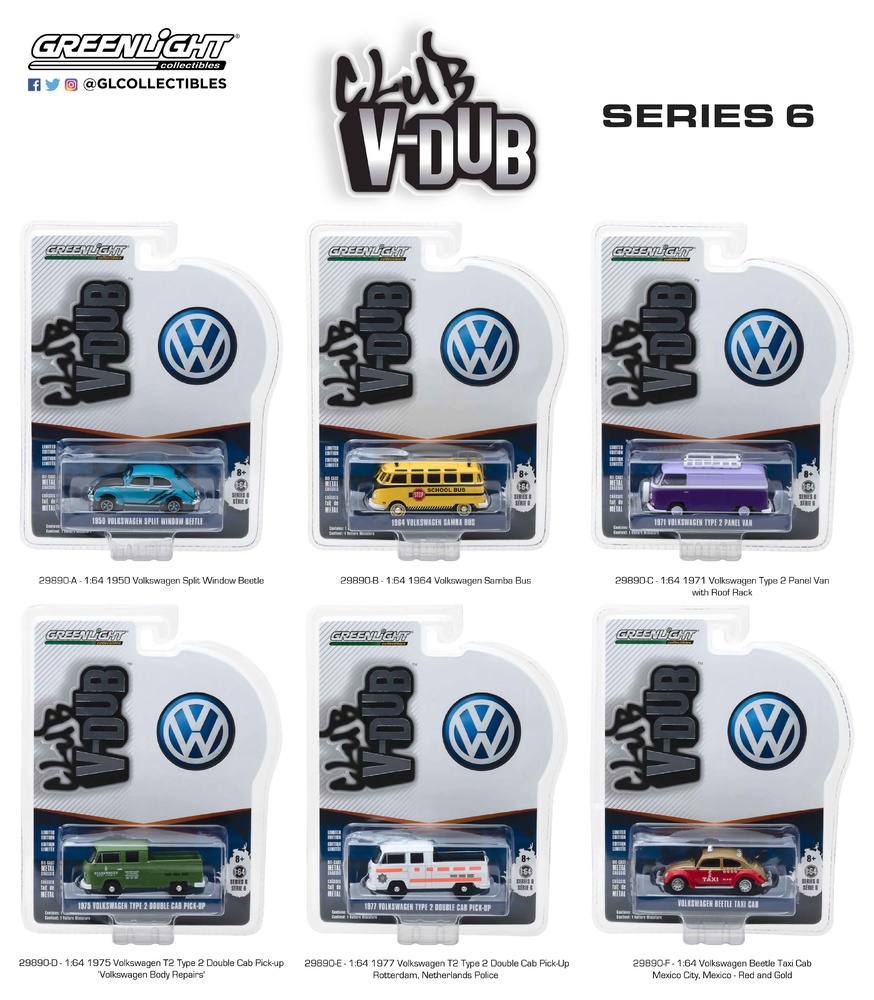 Club V-Dub Series 6 Greenlight 29890 1/64 