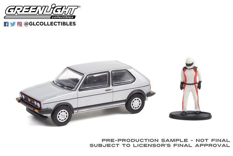 Volkswagen Golf GTI serie 1 con figura de piloto (1976) Greenlight 97110C 1/64 