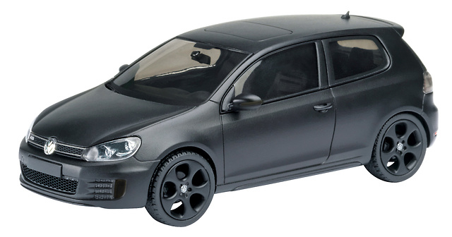 Volkswagen Golf Serie 6 GTI (2008) Schuco 1/43 Negro Mate 