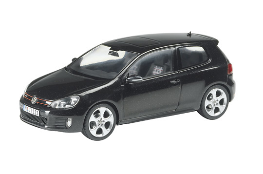 Volkswagen Golf Serie 6 GTI (2008) Schuco 1/43 Negro Profundo 