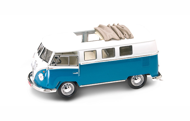 Volkswagen T1 Microbus Techo Operativo (1962) Lucky Die Cast 92327 1:18 