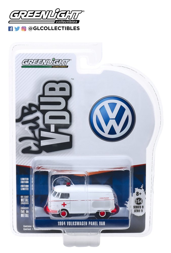 Volkswagen Panel Van Ambulancia (1964) Greenlight 29960A 1/64 