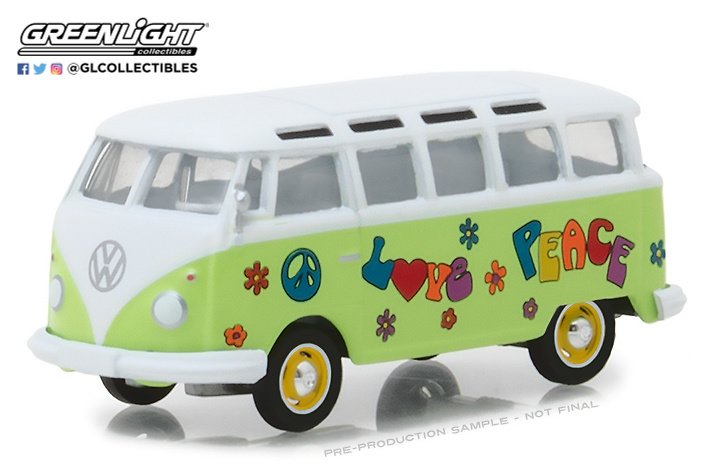 Volkswagen T1 Samba Bus (1964) Greenlight 29920C 1/64 