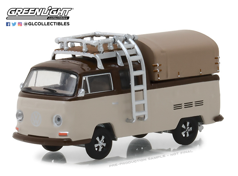 Volkswagen T2 Pickup Cabina Doble (1969) Greenlight 29920E 1/64 
