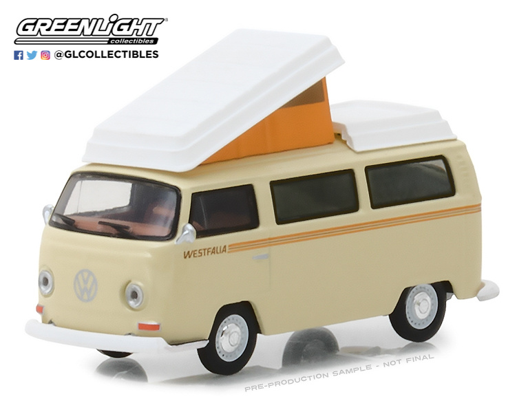 Volkswagen Tipo 2 Campmobile Westfalia (1972) Greenlight 29920F 1/64 