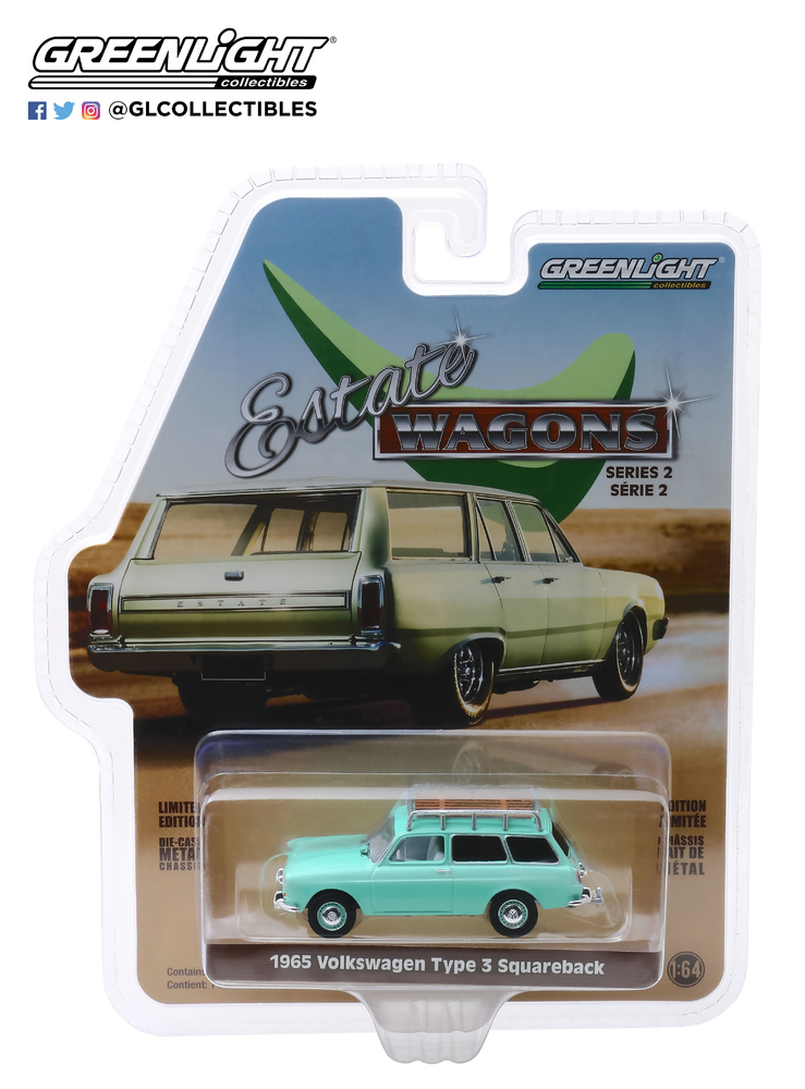 Volkswagen Tipo 3 Squarebck (1965) Greenlight 29930-C 1/64 