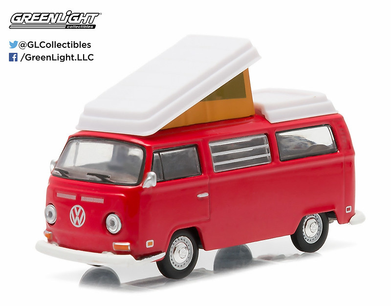 Volkswagen Transporter T2B Camper Van (1968) Greenlight 29835 1/64 