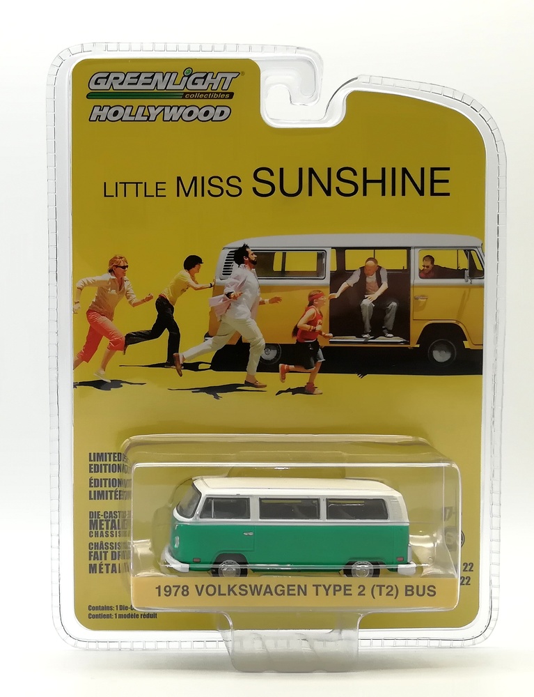 Volkswagen Type 2 Bus de 1978 Little Miss Sunshine (2006) Greenlight 1/64 