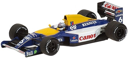 Williams FW14 nº 6 Ricardo Patrese (1991) Minichamps 400910006 1/43 