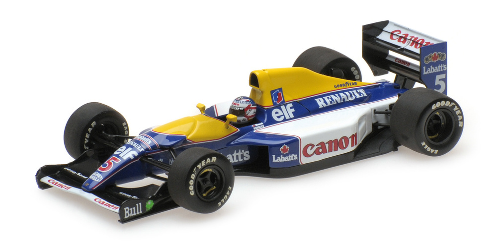 Williams FW14B nº 5 Nigel Mansell (1992) Minichamps 436920005 1:43 