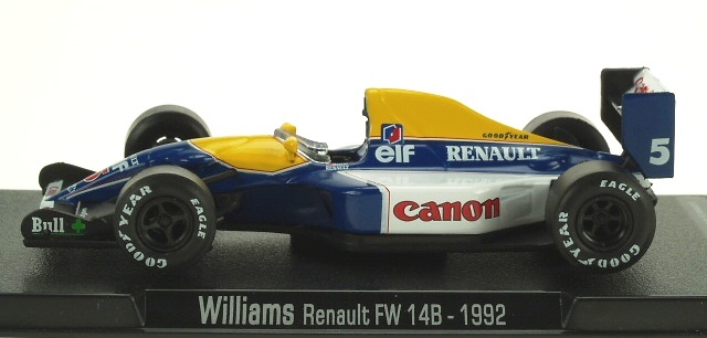 Williams-Renault FW14B nº 5 Nigel Mansell (1992) F1Collection 14922 1/43 
