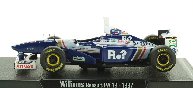 Williams-Renault FW19 #3 J.Villeneuve (1997) F1Collection 1/43 