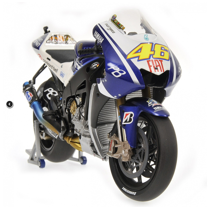 Yamaha YZR-M1 nº 46 Valentino Rossi MotoGP (2010) Minichamps 122103046 1/12 