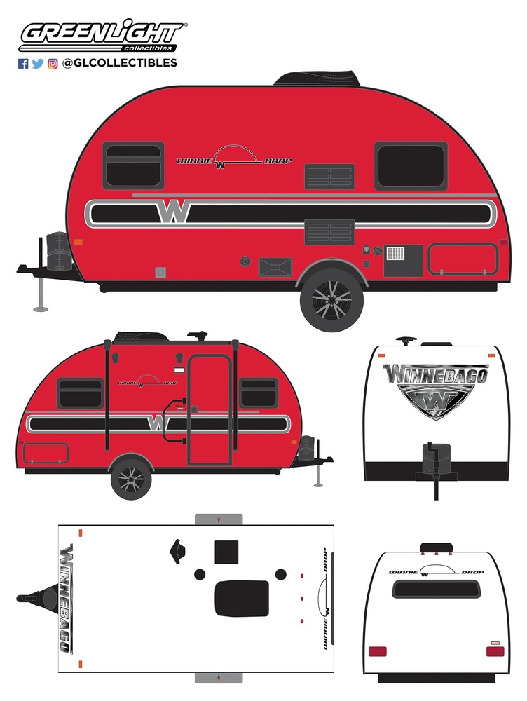Winnebago Winnie Drop (2017) Greenlight 18450B 1/24 