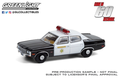 AMC Matador Los Angeles County Sheriff California "60 segundos" (1973) Green Machine 1/64