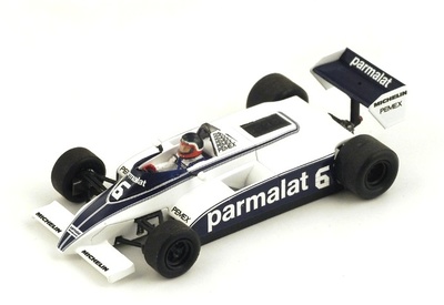 Brabham BT49/C "GP. Mónaco" nº 6 Hector Rebaque (1981) Spark 1:43