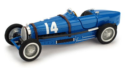 Bugatti Tipo 59 "GP. Francia" nº 14 Tazio Nuvolari (1934) Brumm 1/43