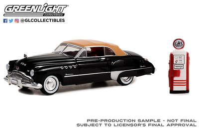 Buick Roadmaster Convertible con surtidor (1949) Greenlight 1/64