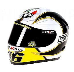 Casco AGV "MotoGP" Valentino Rossi (2006) Minichamps 1/2