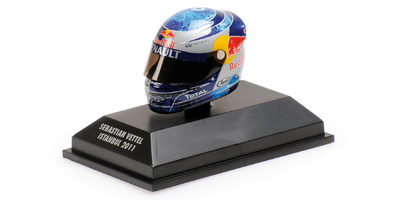 Casco Arai "GP. Turquia" Sebastian Vettel (2011) Minichamps 1:8