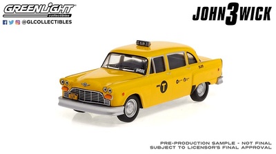 Checker Motors Marathon A11 pelicula John Wick 3 Greenlight 86607 escala 1/43