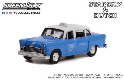 Checker Taxi Beverly Hills "Starsky and Hutch" (1971) Greenlight 1/64