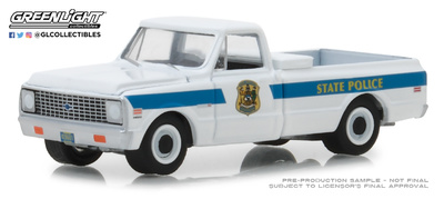 Chevrolet C10 Delaware State Police (1972) Greenlight 1/64
