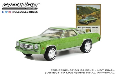 Chevrolet Chevelle Laguna "Vintage Ad Cars 7" (1973) Greenlight 1/64