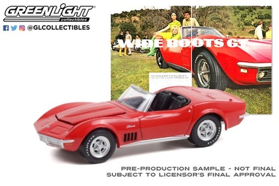 Chevrolet Corvette C3 "Wide Boots GT" (1969) Greenlight 1/64