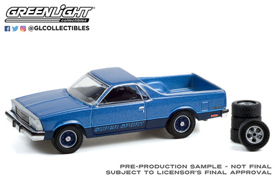 Chevrolet El Camino Super Sport con 4 ruedas (1980) Greenlight 1/64