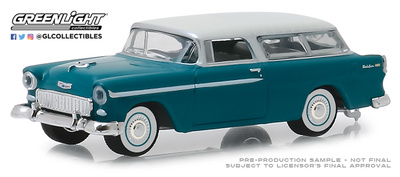 Chevrolet Nomad ranchera (1955) Greenlight escala 1/64