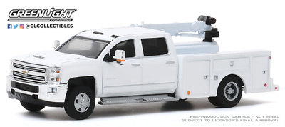 Chevrolet Silverado 3500 Grúa (2016) Greenlight 1/64