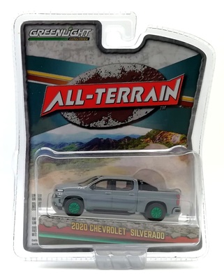 Chevrolet Silverado RST con Barra anti-vuelco (2020) Green Machine 1/64