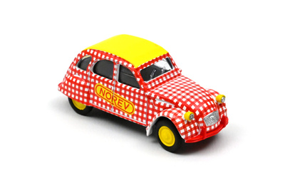 Citroën 2CV 6 Spécial "Cycliste - Red & White" (1980) Norev 1/54