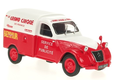 Citroen 2CV AZU "Le Grand Cirque de France" (1958) Eligor 1/43