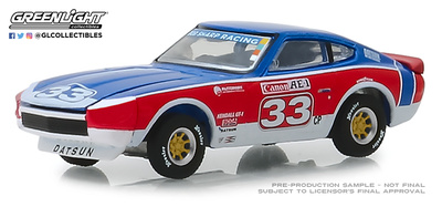 Datsun 240Z nº 33 Bob Sharp Racing (1973) Greenlight 1/64