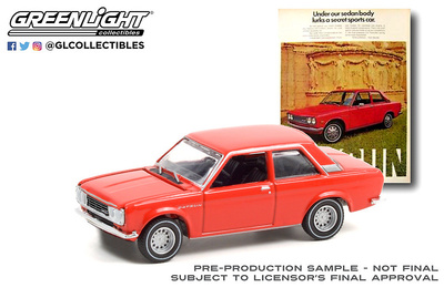 Datsun 510 (1972) Greenlight 1/64