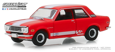 Datsun 510 Custom (1970) Greenlight 1/64