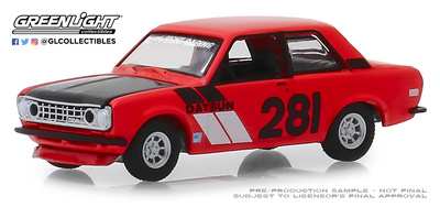 Datsun 510 nº 281 (1970) Tokyo Torque Greenlight 1/64