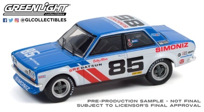 Datsun 510 nº 85 BRE Bobby Allison (1972) Greenlight 1/43