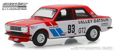 Datsun 510 nº 93 Valley Datsun (1972) Greenlight 1/64